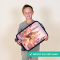 Prinses - Roze - Kasteel Kinderkoffer - Zwart klein -sfeer4_NL