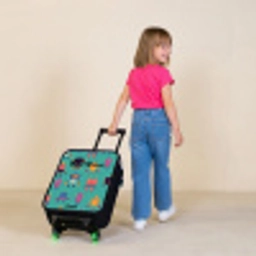 Robo rave Kinderkoffer - Zwart klein -sfeer1
