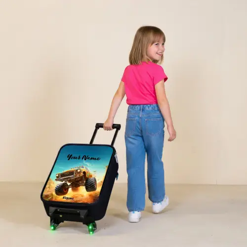 Zandsloper Kinderkoffer - Zwart klein -sfeer1