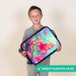 Verbluffende vlinder Kinderkoffer - Zwart klein -sfeer4_NL