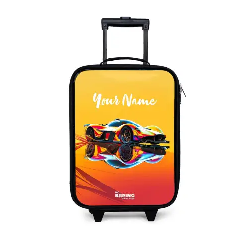 Sunbeam sprinter Kinderkoffer - Zwart klein -3d