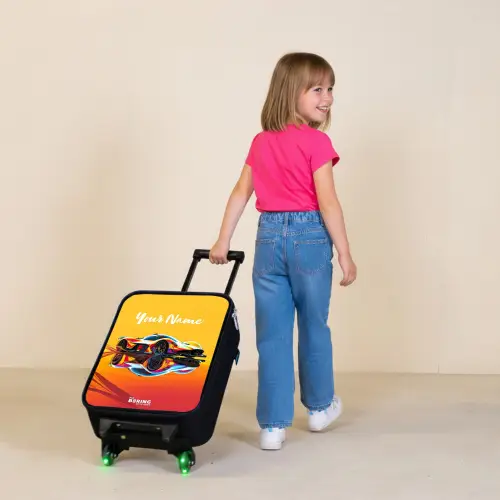 Sunbeam sprinter Kinderkoffer - Zwart klein -sfeer1