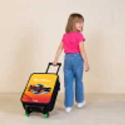 Sunbeam sprinter Kinderkoffer - Zwart klein -sfeer1
