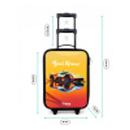 Sunbeam sprinter Kinderkoffer - Zwart klein -productfoto_formaten