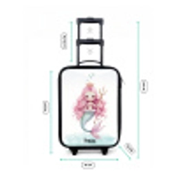 Suzy sirene Kinderkoffer - Zwart klein -productfoto_formaten