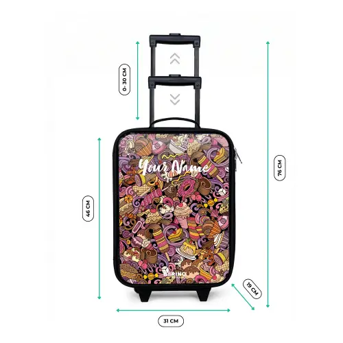 Sweet surprises Kinderkoffer - Zwart klein -productfoto_formaten