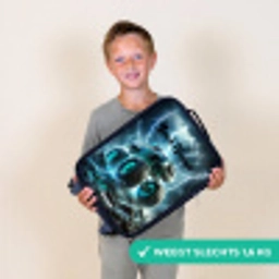 Thunder Wheels Kinderkoffer - Zwart klein -sfeer4_NL