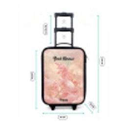 Eenhoorn - Wolken - Roze Kinderkoffer - Zwart klein -productfoto_formaten