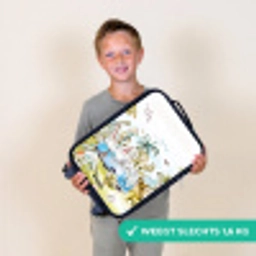 Busje met dino's Kinderkoffer - Zwart klein -sfeer4_NL