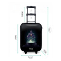 Heks - Ketel - Tover Kinderkoffer - Zwart klein -productfoto_formaten