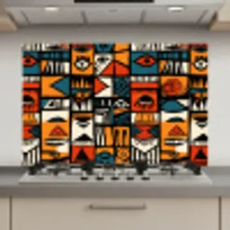 Abstract - Gezichten - Mozaïek keuken achterwand spatscherm klein -3d_website