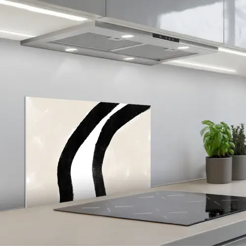 Abstract - Lijn - Design - Pastel keuken achterwand spatscherm klein -3d_schuin