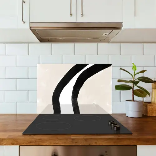 Abstract - Lijn - Design - Pastel keuken achterwand spatscherm klein -sfeer2