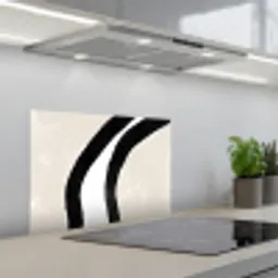 Abstract - Lijn - Design - Pastel keuken achterwand spatscherm klein -3d_schuin
