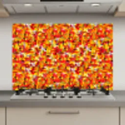 Abstract - Verf - Rood keuken achterwand spatscherm klein 900 -3d_website
