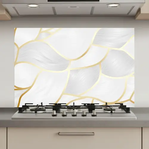Abstract patroon met gouden lijnen keuken achterwand spatscherm klein -3d_website