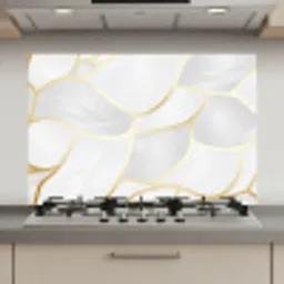 Abstract patroon met gouden lijnen keuken achterwand spatscherm klein -3d_website