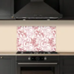 Dieren - Abstract - Rood keuken achterwand spatscherm klein 900 -sfeer1