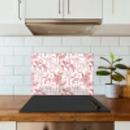Dieren - Abstract - Rood keuken achterwand spatscherm klein 900 -sfeer2