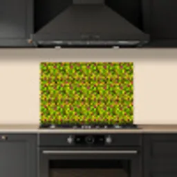 Dieren - Neon - Groen - Panterprint keuken achterwand spatscherm klein 900 -sfeer1
