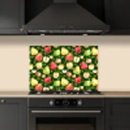 Appels - Peren - Fruit - Groen keuken achterwand spatscherm klein 900 -sfeer1