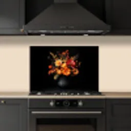 Herfst - Boeket - Oranje keuken achterwand spatscherm klein -sfeer1