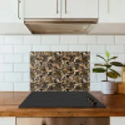 Herfst - Bladeren - Camouflage keuken achterwand spatscherm klein 900 -sfeer2
