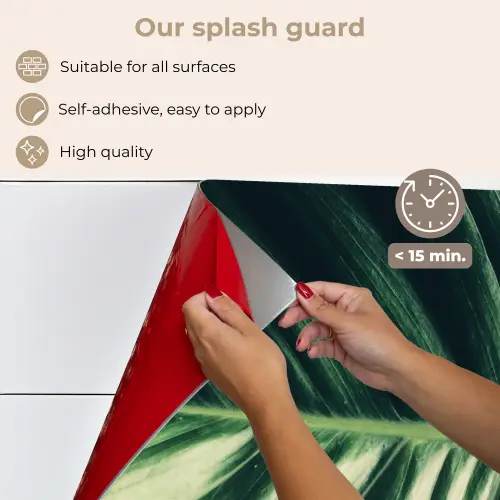 Bananenblad - Tropisch - Jungle - Bladeren keuken achterwand spatscherm middel -spatscherm_EN