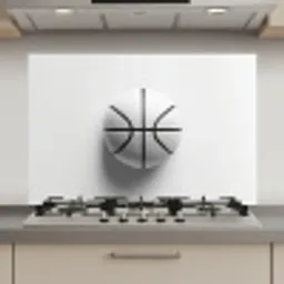Basketbal - Wit - Schaduw - Lijnen keuken achterwand spatscherm klein -3d_website
