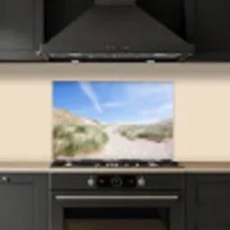 Strand - Duin - Gras keuken achterwand spatscherm klein -sfeer1