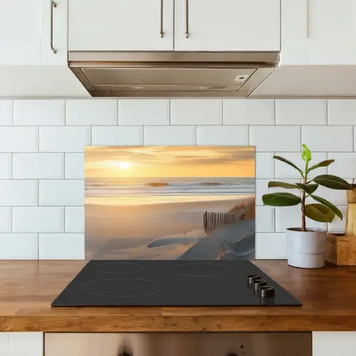 Strand - Duinen - Zonsondergang keuken achterwand spatscherm klein -sfeer2