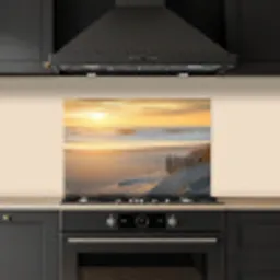 Strand - Duinen - Zonsondergang keuken achterwand spatscherm klein -sfeer1