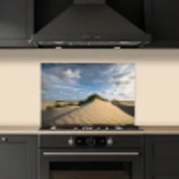 Strand - Zand - Nederland keuken achterwand spatscherm klein -sfeer1