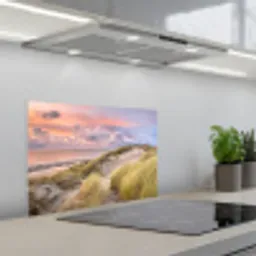 Strand - Zee - Duin - Zonsondergang keuken achterwand spatscherm klein -3d_schuin