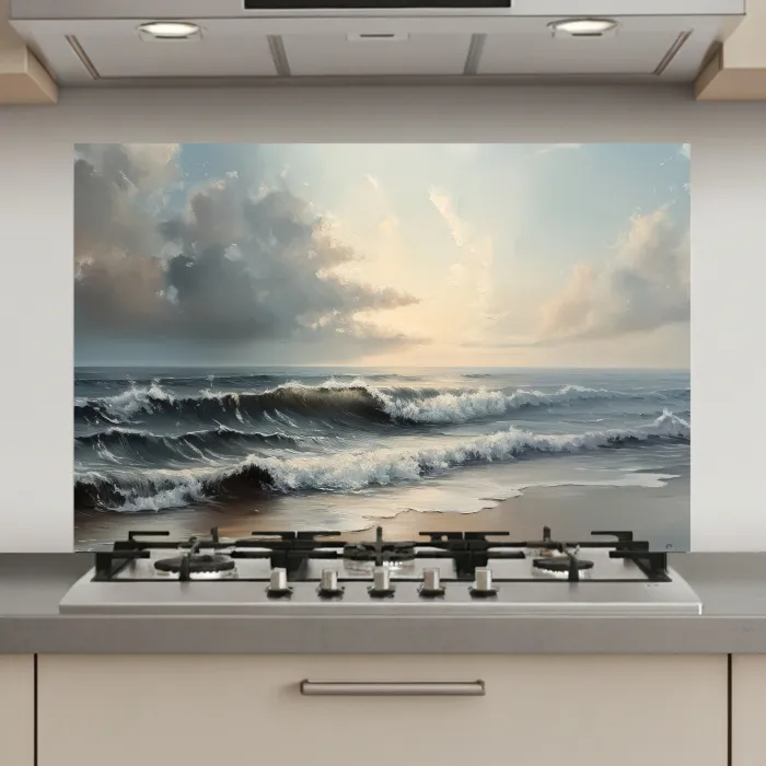 Strand - Zee - Zonsondergang keuken achterwand spatscherm klein -3d_website
