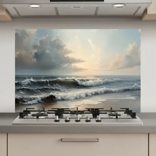 Strand - Zee - Zonsondergang keuken achterwand spatscherm klein -3d_website