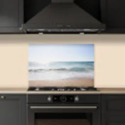 Strand - Water - Turquoise keuken achterwand spatscherm klein -sfeer1