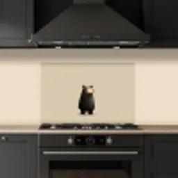 Beer - Donkerbruin - Minimalistisch keuken achterwand spatscherm klein -sfeer1