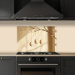 Beige - Paastak - Eieren keuken achterwand spatscherm klein -sfeer1