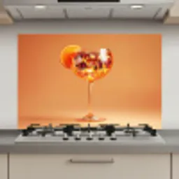 Drank - Oranje - Glitter - Disco keuken achterwand spatscherm klein -3d_website