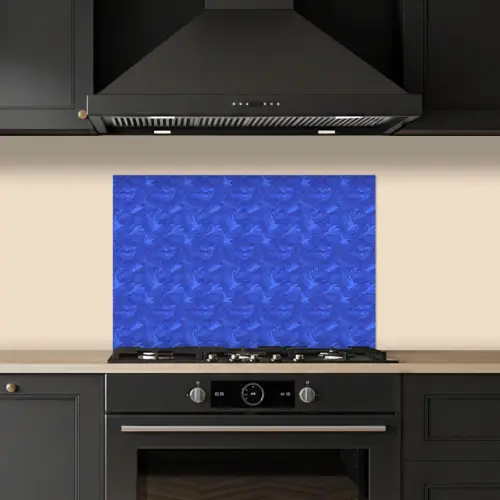 Vogels - Patroon - Veren keuken achterwand spatscherm klein 900 -sfeer1