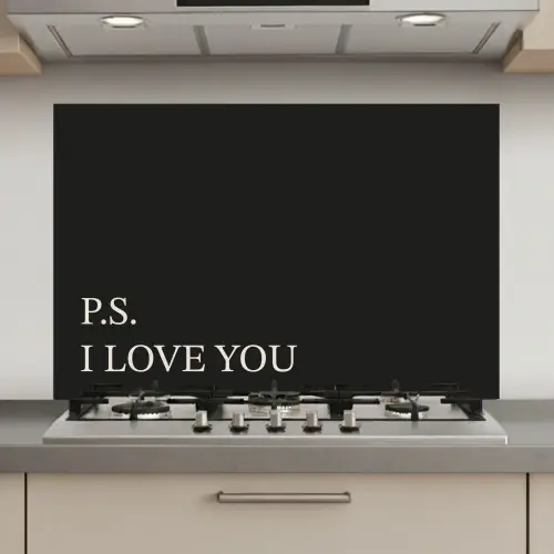 Zwart - Minimalistisch - Valentijn keuken achterwand spatscherm klein -3d_website