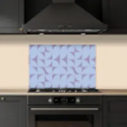 Blokken - Blauw - Paars - Patroon keuken achterwand spatscherm klein 900 -sfeer1