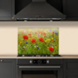Bloeiend Veld in Zomergloed keuken achterwand spatscherm klein -sfeer1