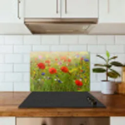 Bloeiend Veld in Zomergloed keuken achterwand spatscherm klein -sfeer2