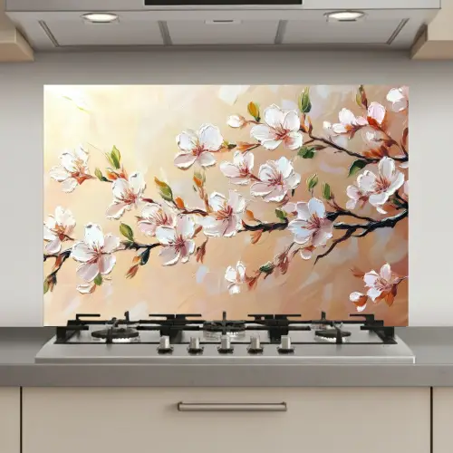 Bloesemtakken - Schilderachtig - Roze keuken achterwand spatscherm klein -3d_website