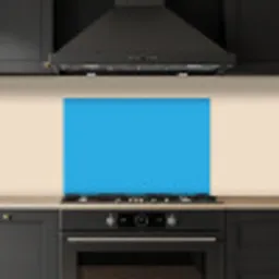 Blauw - Licht - Kleuren keuken achterwand spatscherm klein 900 -sfeer1