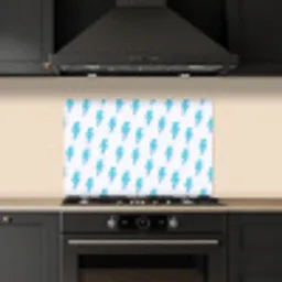 Blauw - Paars - Bliksem keuken achterwand spatscherm klein 900 -sfeer1