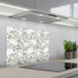 Boho - Jungle - Bloemen - Bladeren keuken achterwand spatscherm middel -3d_schuin