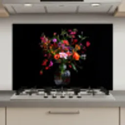 Boeket - Veldbloemen - Vaas keuken achterwand spatscherm klein -3d_website